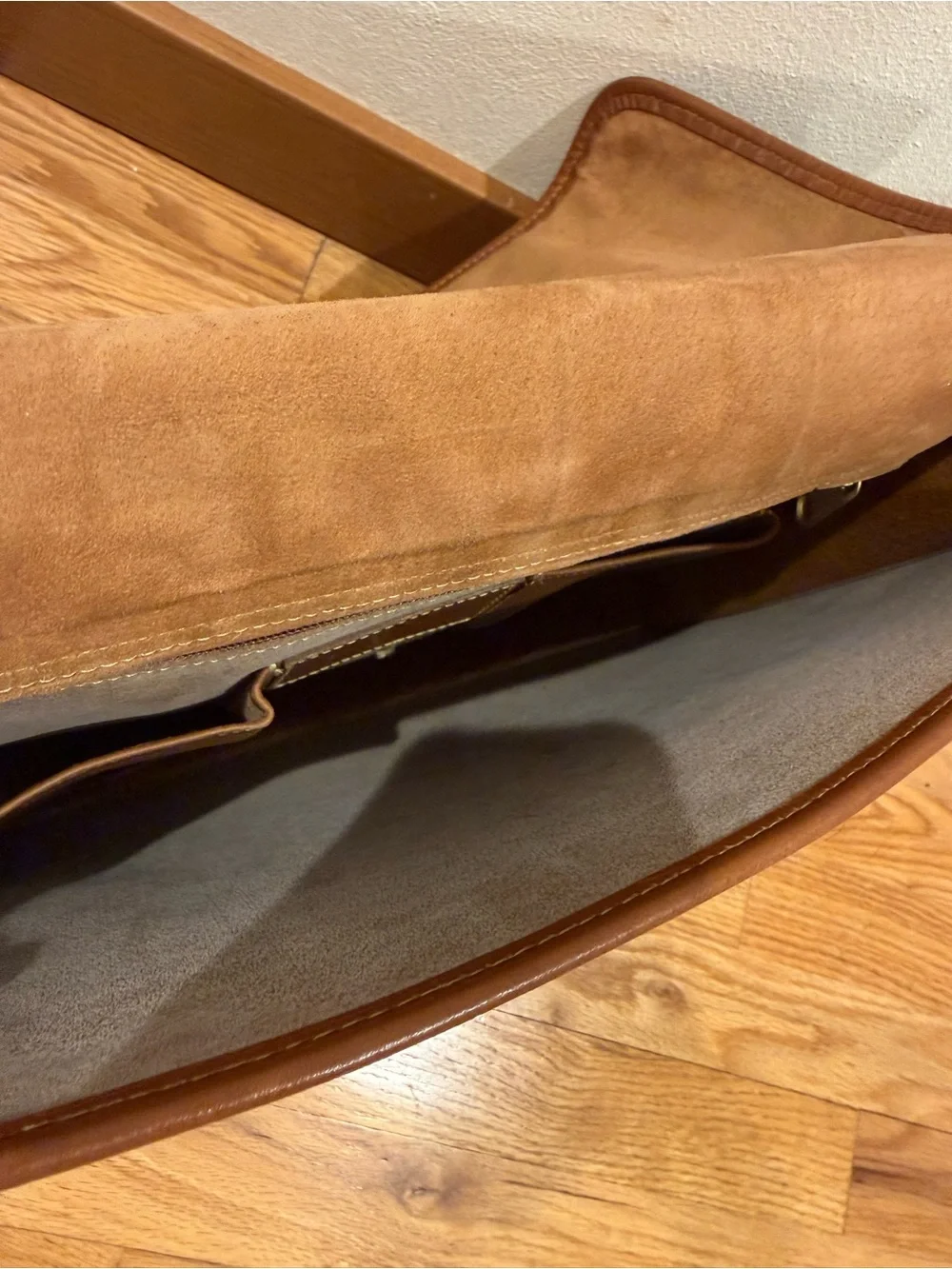 Vtg COLE HAAN  Leather Messenger Bag Briefcase